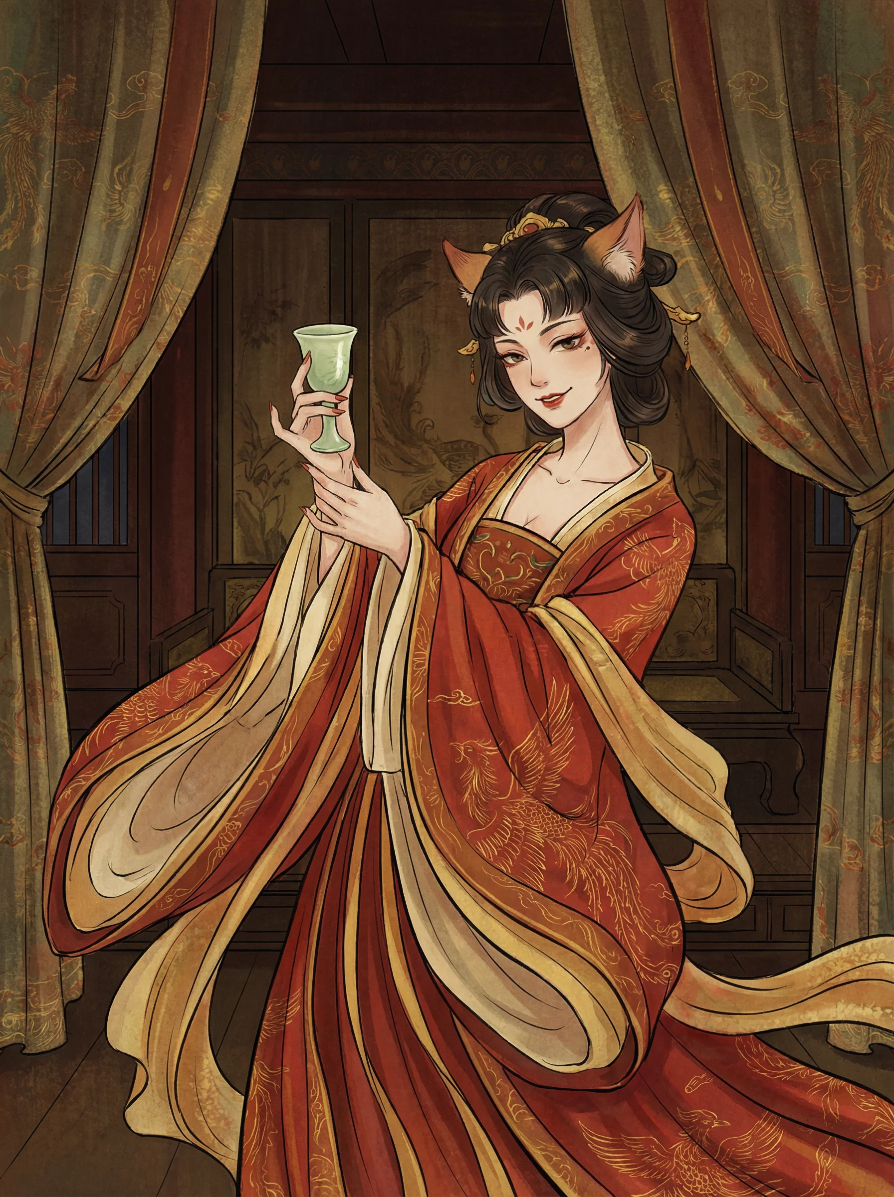 妲己 - 胡桃大战史莱姆原版 封神榜截教动漫角色